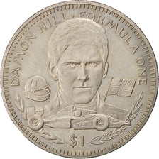LIBERIA, Dollar, 1994, KM #139, AU(55-58), Copper-Nickel, 28.49