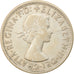 Münze, Australien, Elizabeth II, Florin, 1954, Melbourne, VZ, Silber, KM:55