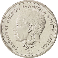 LIBERIA, Dollar, 1994, KM #411, MS(63), Copper-Nickel, 28.45