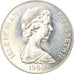Moneda, Isla de Man, Elizabeth II, Crown, 1980, Pobjoy Mint, EBC+, Plata, KM:64a