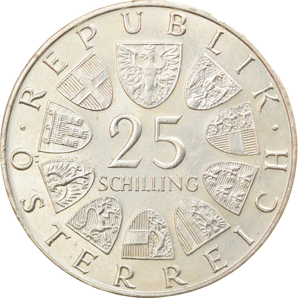 Moneta, Austria, 25 Schilling, 1970, SPL, Argento, KM:2907
