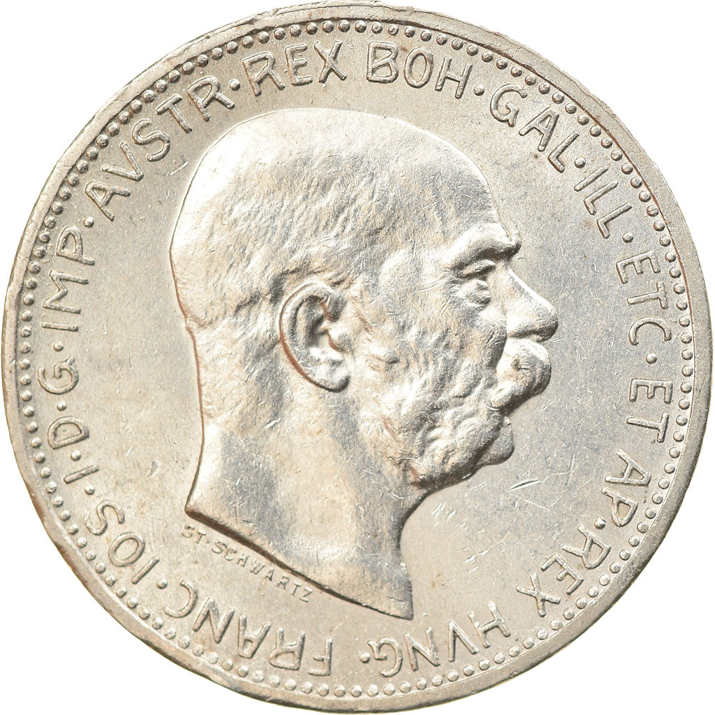 Coin, Austria, Franz Joseph I, Corona, 1912, MS(63), Silver, KM:2820