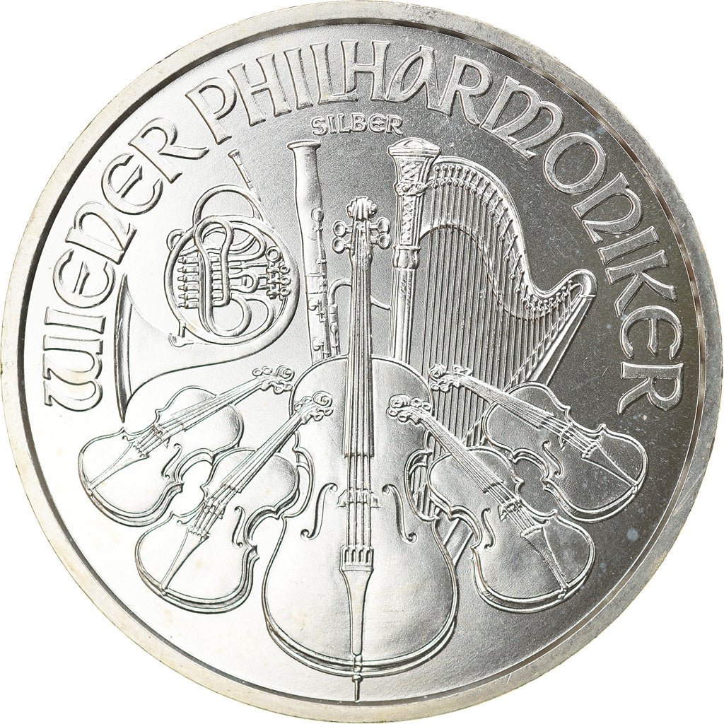 Austria, 1-1/2 Euro, Orchestre philharmonique, 2014, Vienna, MS(63), Silver