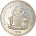 Moeda, Baamas, Elizabeth II, 50 Cents, 1974, Franklin Mint, U.S.A., Proof