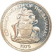 Moneda, Bahamas, Elizabeth II, Dollar, 1975, Franklin Mint, U.S.A., Proof, SC