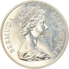 Coin, Bermuda, Elizabeth II, Dollar, 1972, AU(55-58), Silver, KM:22