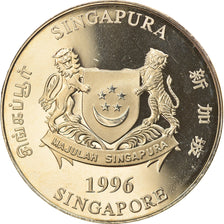 Coin, Singapore, Année du Rat, 10 Dollars, 1996, Proof, MS(65-70)
