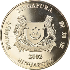 Coin, Singapore, Année du Cheval, 10 Dollars, 2002, Singapore Mint, Proof
