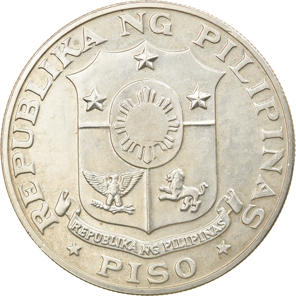Moneda, Filipinas, Emilio Aguinaldo, Piso, 1969, SC, Plata, KM:201