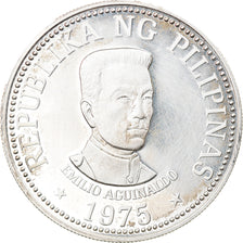 Coin, Philippines, 25 Piso, 1975, Proof, MS(60-62), Silver, KM:211