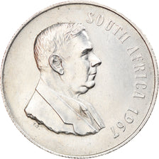 Münze, Südafrika, Rand, 1967, UNZ, Silber, KM:72.1