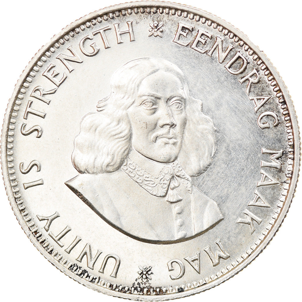 Coin, South Africa, 20 Cents, 1964, MS(63), Silver, KM:61