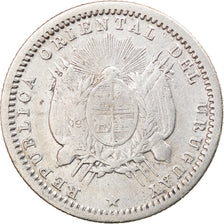 Coin, Uruguay, 10 Centesimos, 1877, Uruguay Mint, Paris, Berlin, Vienna