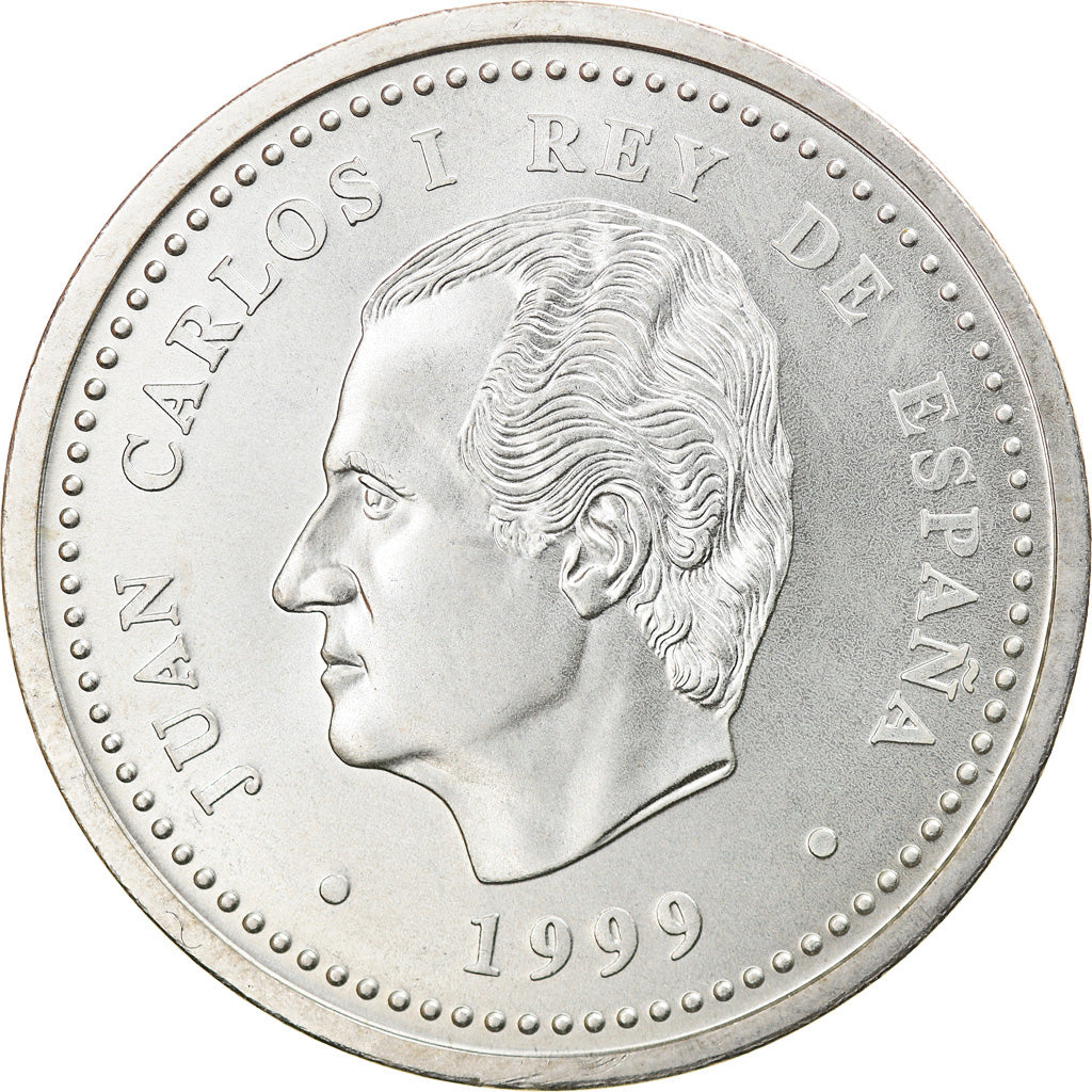 Coin, Spain, Juan Carlos I, 2000 Pesetas, 1999, Madrid, MS(65-70), Silver