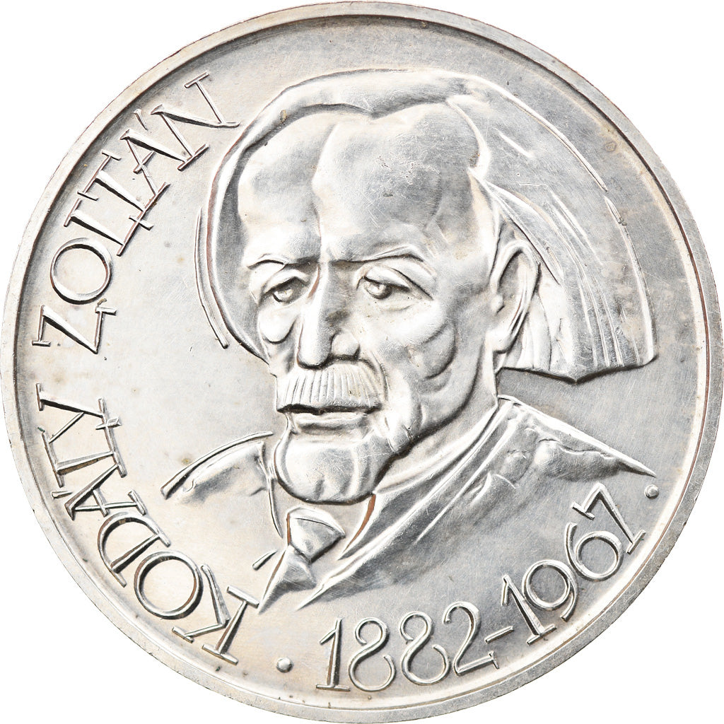 Coin, Hungary, 50 Forint, Otven, 1967, Budapest, MS(63), Silver, KM:578