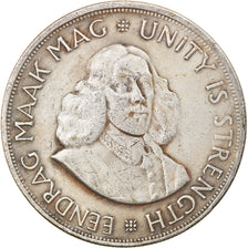 Coin, South Africa, 50 Cents, 1961, VF(30-35), Silver, KM:62