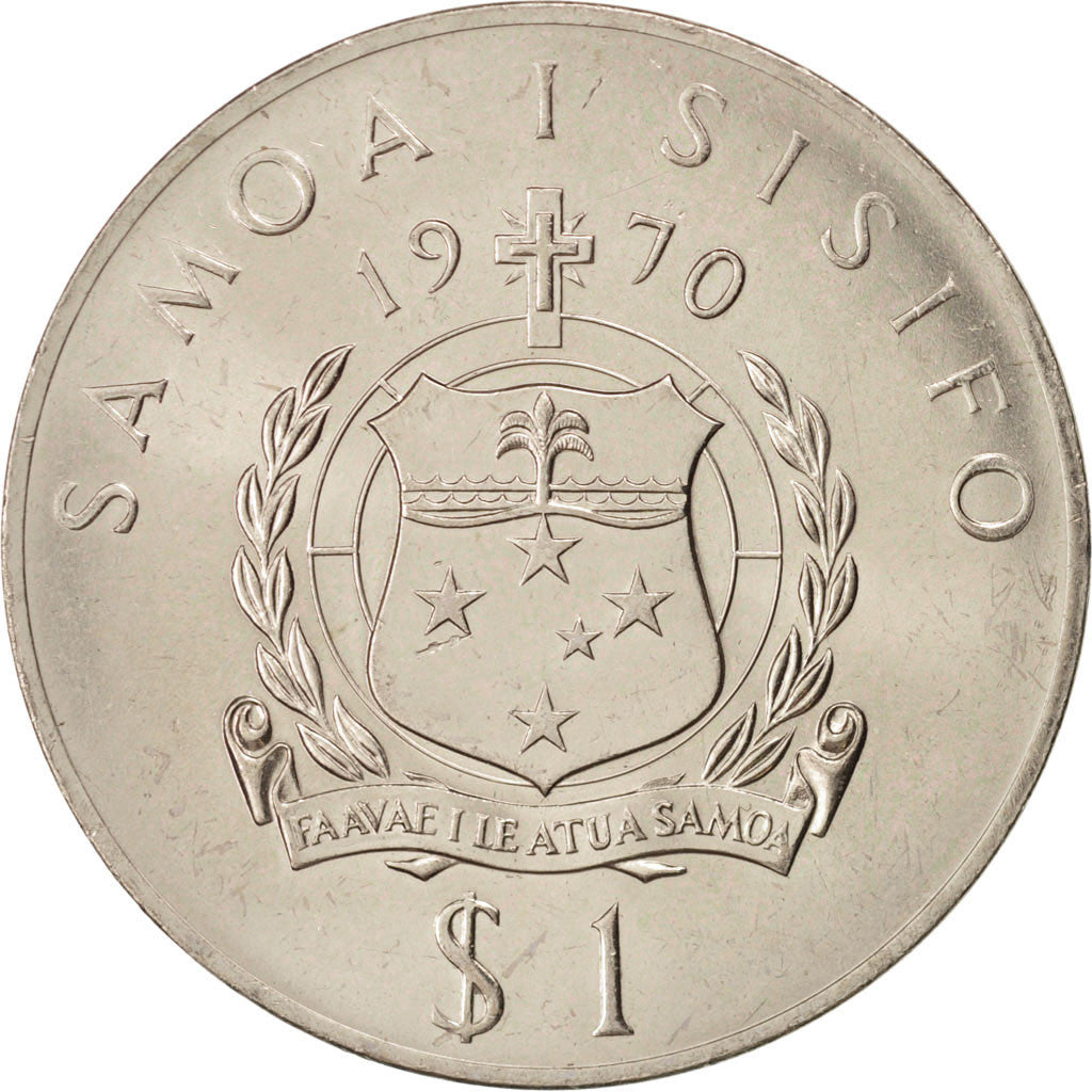 Coin, Samoa, Tala, 1970, MS(63), Copper-nickel, KM:10