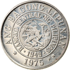 Coin, Philippines, 10 Sentimos, 1975, Proof, MS(63), Copper-nickel, KM:207
