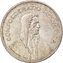 Coin, Switzerland, 5 Francs, 1953, Bern, EF(40-45), Silver, KM:40