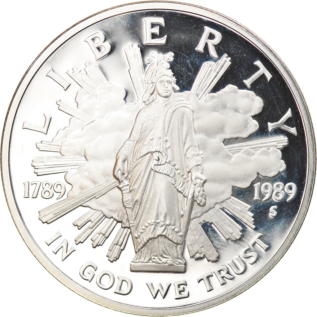 Coin, United States, Congrés, Dollar, 1989, U.S. Mint, San Francisco, Proof