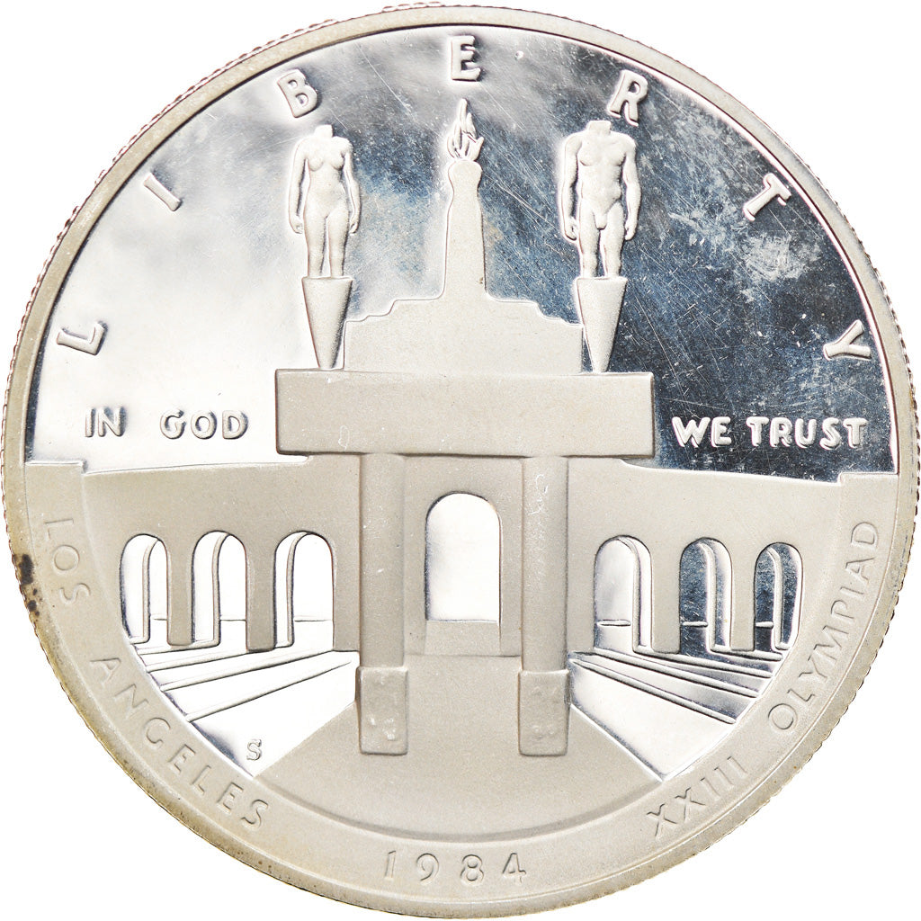 Munten, Verenigde Staten, Olympiades, Dollar, 1984, U.S. Mint, San Francisco