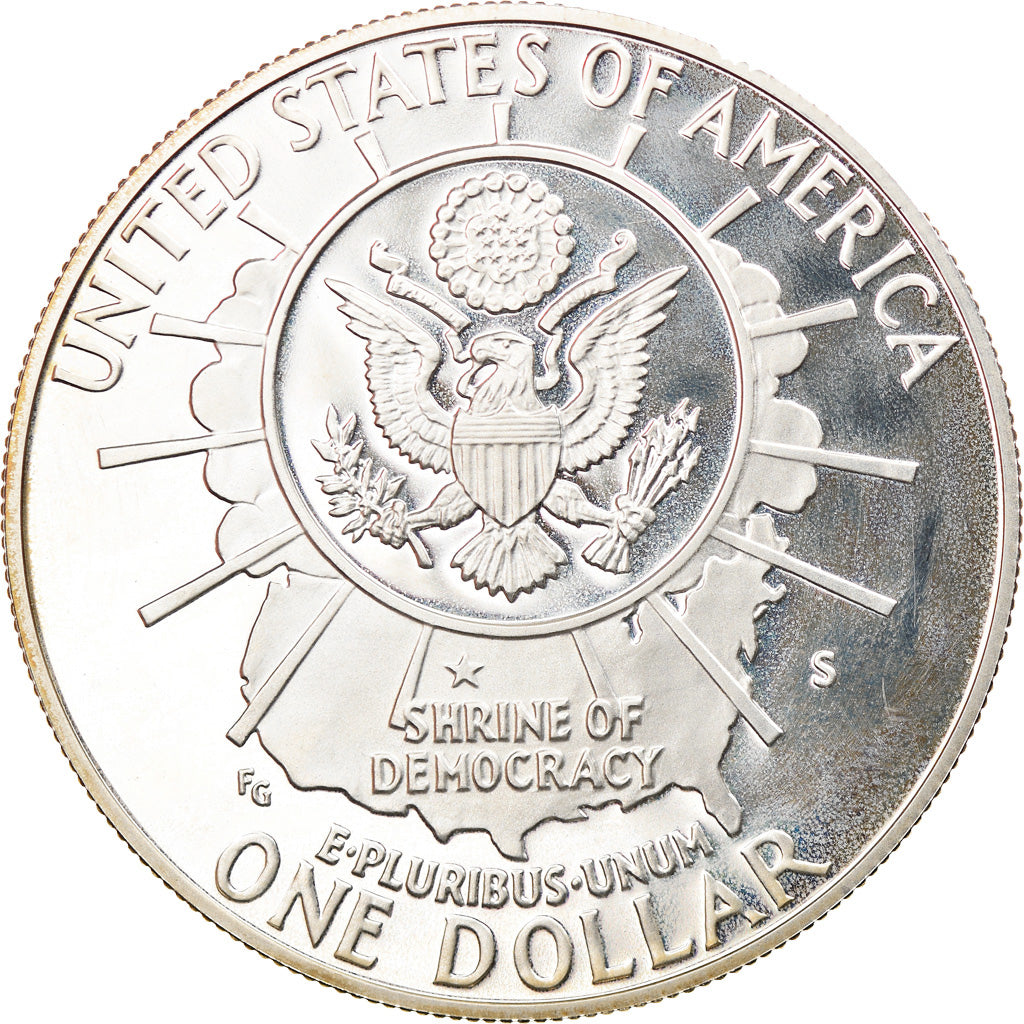 Coin, United States, Dollar, 1991, U.S. Mint, San Francisco, MS(60-62), Silver