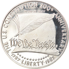 Coin, United States, Constitution, Dollar, 1987, U.S. Mint, San Francisco