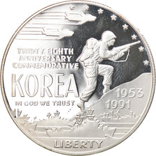 Moneta, Stati Uniti, Guerre de Corée, Dollar, 1991, U.S. Mint, Philadelphia