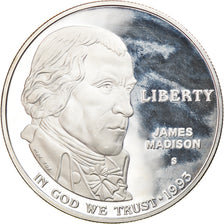 Coin, United States, James Madison et la déclarations des droits, Dollar, 1993
