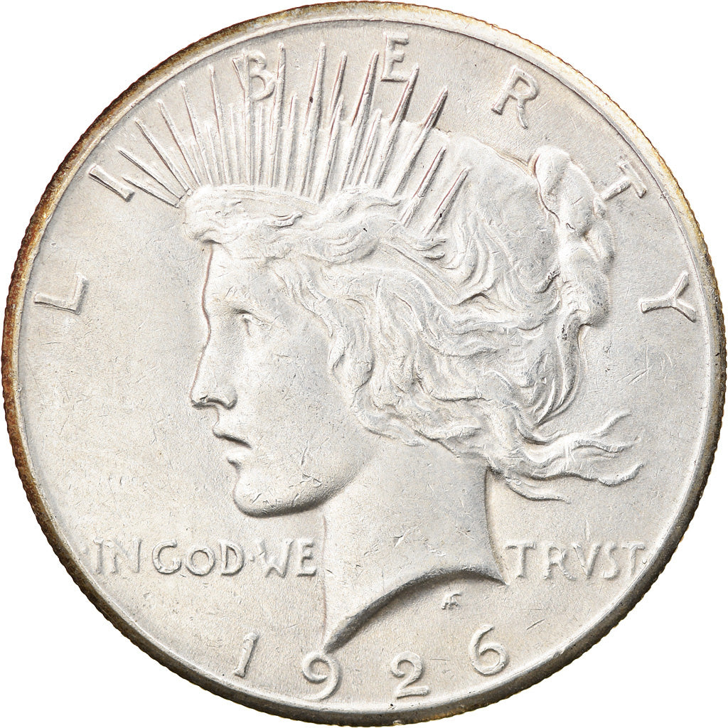 Coin, United States, Peace Dollar, Dollar, 1926, U.S. Mint, Philadelphia