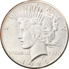 Coin, United States, Peace Dollar, Dollar, 1926, U.S. Mint, Philadelphia