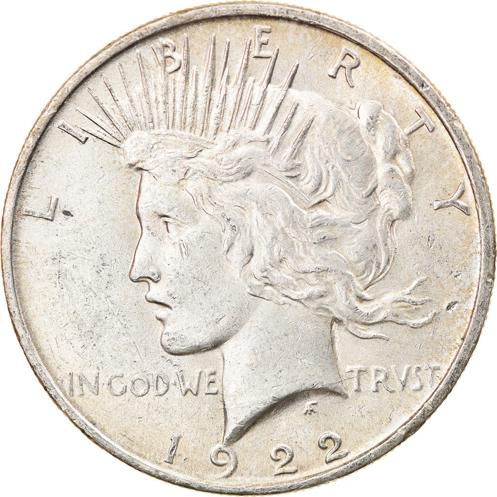 Moneta, Stati Uniti, Peace Dollar, Dollar, 1922, U.S. Mint, Philadelphia, BB