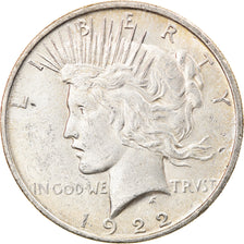 Moneta, Stati Uniti, Peace Dollar, Dollar, 1922, U.S. Mint, Philadelphia, BB