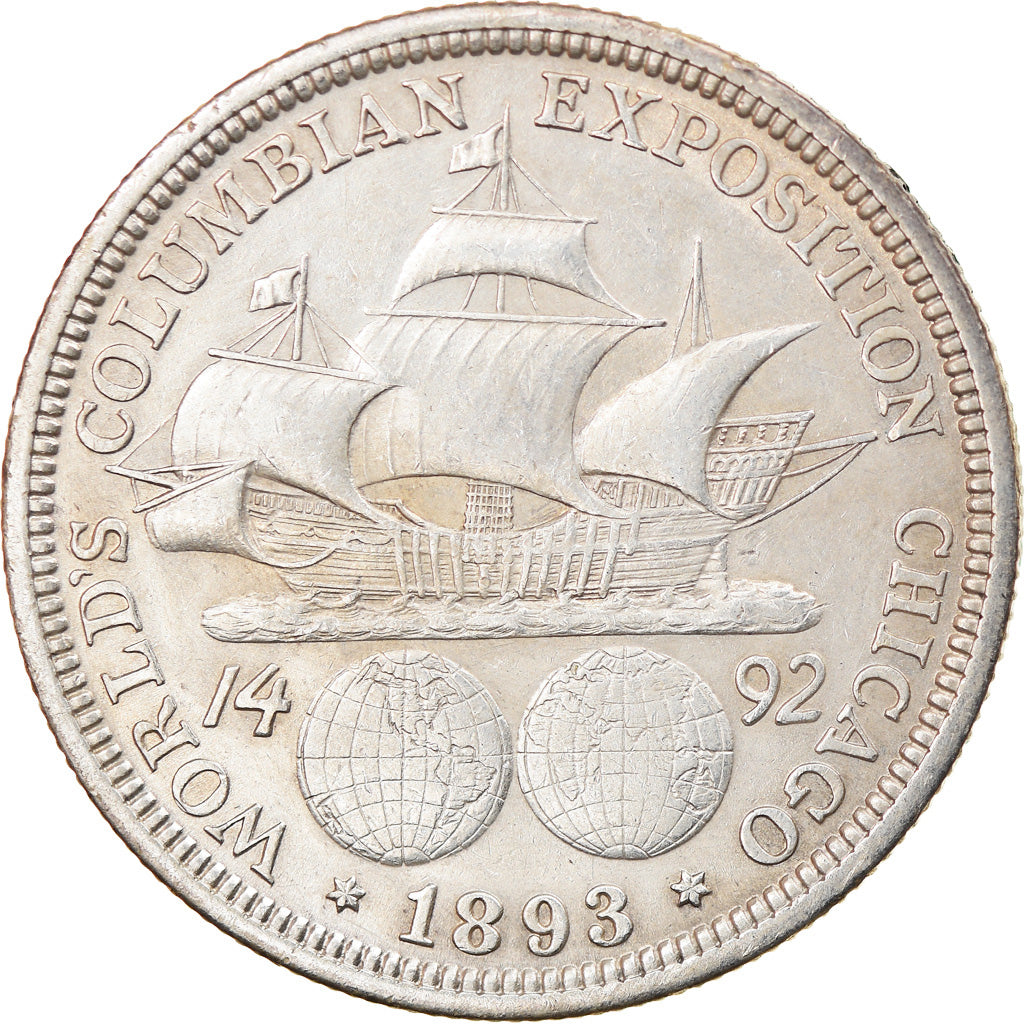 Moneta, Stati Uniti, Half Dollar, 1893, U.S. Mint, Philadelphia, BB, Argento