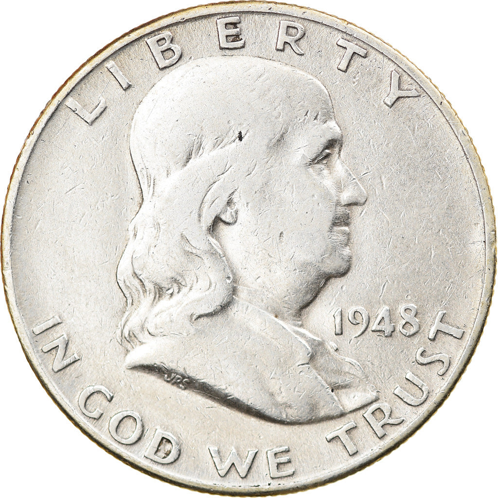 Coin, United States, Half Dollar, 1948, U.S. Mint, Denver, VF(30-35), Silver