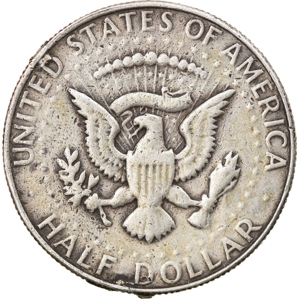 Coin, United States, Kennedy Half Dollar, Half Dollar, 1966, U.S. Mint
