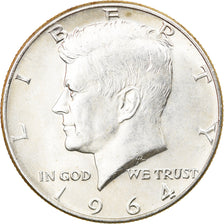 Coin, United States, Kennedy Half Dollar, Half Dollar, 1964, U.S. Mint
