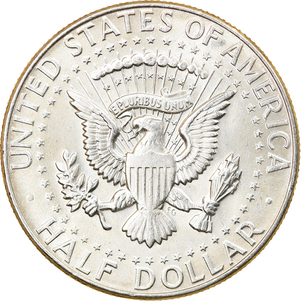 Coin, United States, Kennedy Half Dollar, Half Dollar, 1964, U.S. Mint