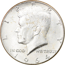 Coin, United States, Kennedy Half Dollar, Half Dollar, 1964, U.S. Mint