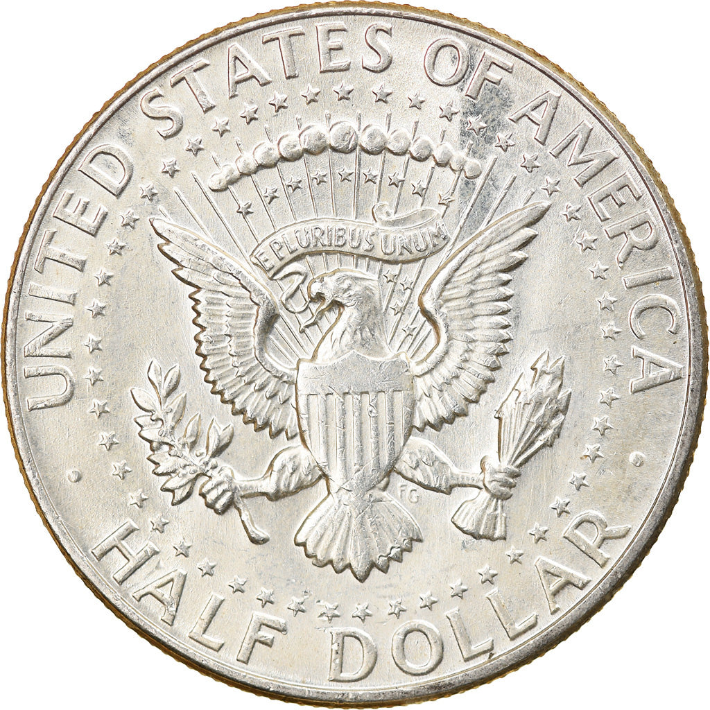 Coin, United States, Kennedy Half Dollar, Half Dollar, 1964, U.S. Mint