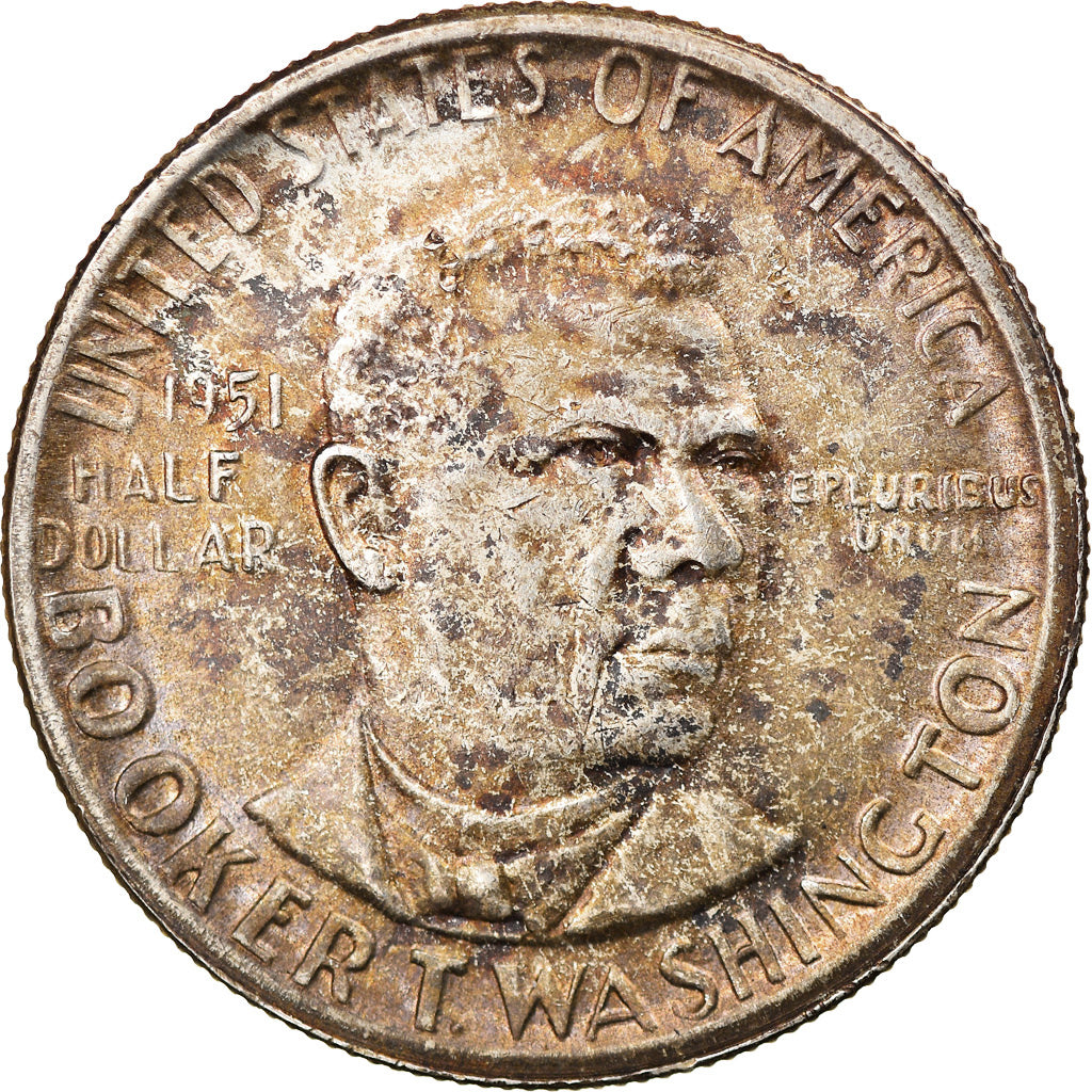 Monnaie, États-Unis, Half Dollar, 1951, U.S. Mint, Philadelphie, TTB, Argent
