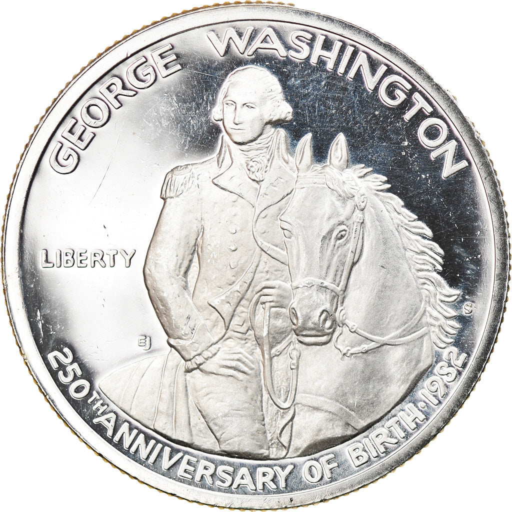 Coin, United States, Washington, Half Dollar, 1982, U.S. Mint, San Francisco