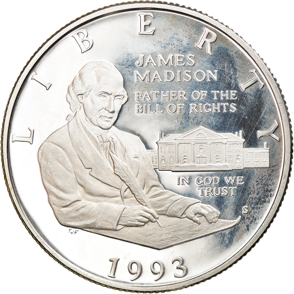 Moneda, Estados Unidos, James Madison et la déclarations des droits, Half