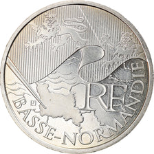 Francia, 10 Euro, Basse Normandie, 2010, Paris, SPL, Argento, KM:1647