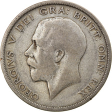 Coin, Great Britain, George V, 1/2 Crown, 1920, VF(20-25), Silver, KM:818.1a