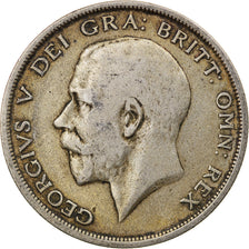 Coin, Great Britain, George V, 1/2 Crown, 1920, VF(30-35), Silver, KM:818.1a