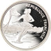Moneta, Francia, patinage artistique, 100 Francs, 1989, BE, FDC, Argento