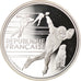 Coin, France, Patinage de vitesse, 100 Francs, 1990, BE, MS(65-70), Silver