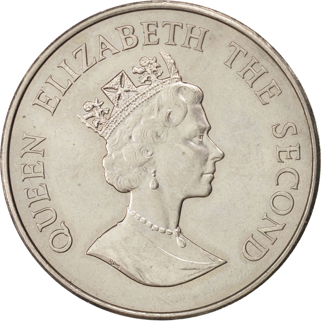 Iles Falkland, Elisabeth II, 50 Pence 1987, KM 25