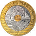Coin, France, Mont Saint Michel, 20 Francs, 1994, Paris, MS(63), Tri-Metallic